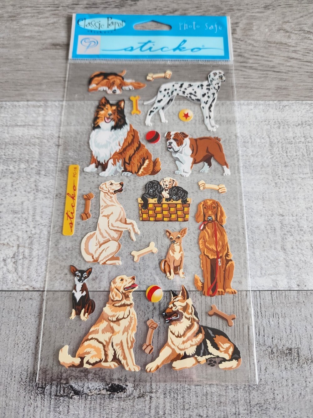 Sticko Dog Daze Dalmatian PitBull German Shepherd Labrador Cocker Spaniel #48